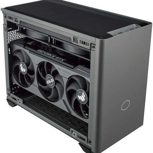 CoolerMaster Masterbox NR200P MAX V2 Mini Tower Κουτί Υπολογιστή Μαύρο