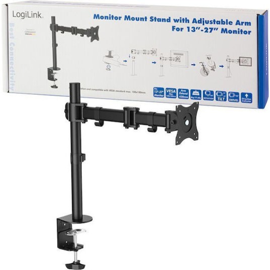 LogiLink Βάση Γραφείου Οθόνης έως 27