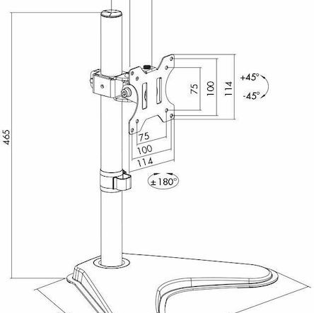 LogiLink Επιτραπέζια Βάση Οθόνης έως 32