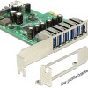 DeLock Κάρτα PCIe σε 6 εξωτερικές και 1 εσωτερική θύρα USB 3.0