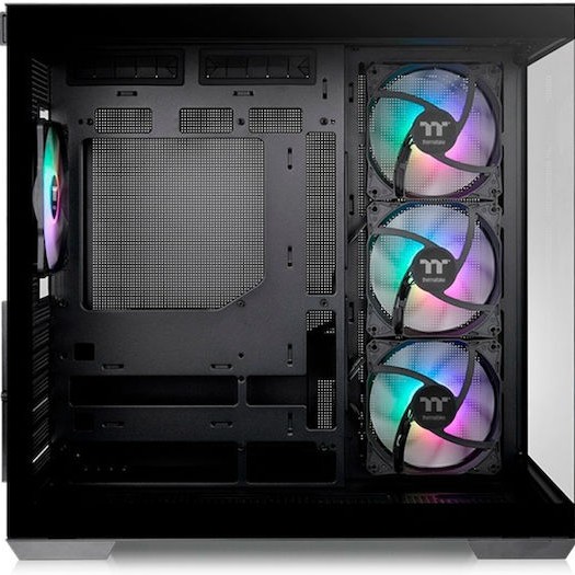 Thermaltake View 380 TG ARGB Gaming Midi Tower Κουτί Υπολογιστή με Πλαϊνό Παράθυρο Μαύρο