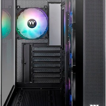 Thermaltake View 380 TG ARGB Gaming Midi Tower Κουτί Υπολογιστή με Πλαϊνό Παράθυρο Μαύρο