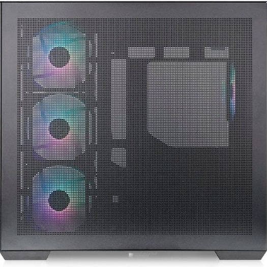 Thermaltake View 380 TG ARGB Gaming Midi Tower Κουτί Υπολογιστή με Πλαϊνό Παράθυρο Μαύρο