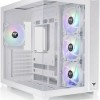 Thermaltake View 380 TG ARGB Gaming Midi Tower Κουτί Υπολογιστή Λευκό