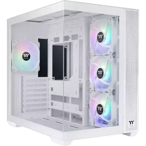 Thermaltake View 380 TG ARGB Gaming Midi Tower Κουτί Υπολογιστή Λευκό
