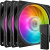 CoolerMaster Mobius 120P Case Fan με ARGB Φωτισμό και Σύνδεση 4-Pin PWM 3τμχ