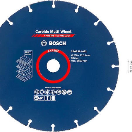 Bosch Disc Δίσκος Κοπής 230mm CMWØ230