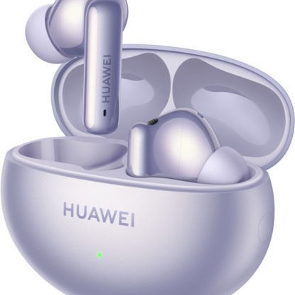 Huawei FreeBuds 6i Bluetooth Handsfree Ακουστικά με Αντοχή στον Ιδρώτα και Θήκη Φόρτισης Μωβ