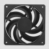 CoolerMaster Mobius 120 Case Fan με Σύνδεση 4-Pin PWM Black Edition