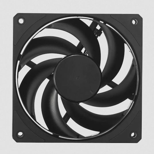CoolerMaster Mobius 120 Case Fan με Σύνδεση 4-Pin PWM Black Edition
