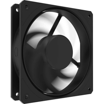 CoolerMaster Mobius 120 Case Fan με Σύνδεση 4-Pin PWM Black Edition