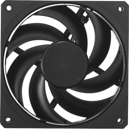 CoolerMaster Mobius 120 Case Fan με Σύνδεση 4-Pin PWM Black Edition