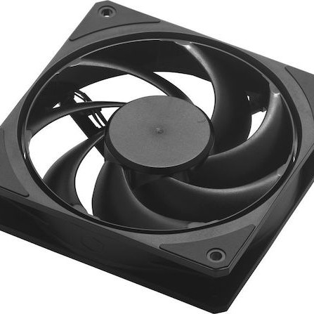 CoolerMaster Mobius 120 Case Fan με Σύνδεση 4-Pin PWM Black Edition