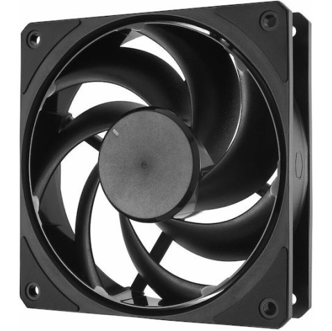 CoolerMaster Mobius 120 Case Fan με Σύνδεση 4-Pin PWM Black Edition