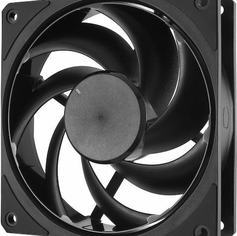 CoolerMaster Mobius 120 Case Fan με Σύνδεση 4-Pin PWM Black Edition