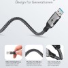 Goobay USB 2.0 Cable USB-A male - RJ45 Γκρι 7.5m 70693