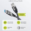 Goobay USB 2.0 Cable USB-A male - RJ45 Γκρι 7.5m 70693