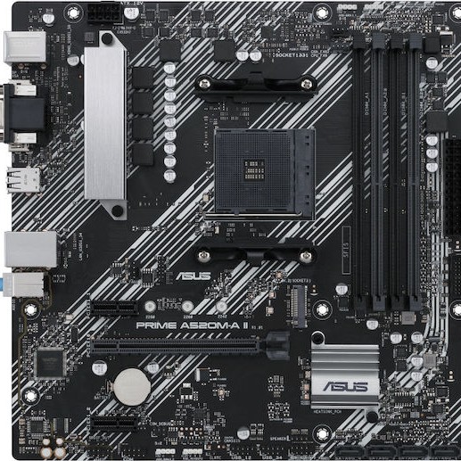 Asus PRIME A520M-A II/CSM Motherboard Micro ATX με AMD AM4 Socket 90MB17H0-M0EAYC