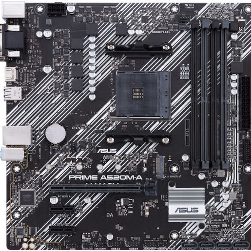 Asus PRIME A520M-A II/CSM Motherboard Micro ATX με AMD AM4 Socket 90MB17H0-M0EAYC