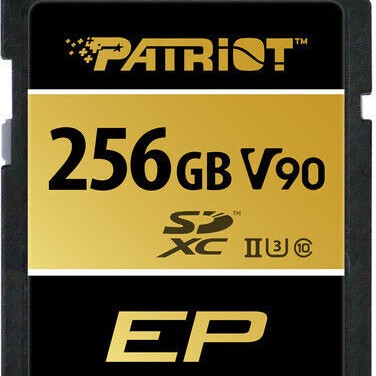 Patriot EP SDXC 256GB Class 10 U3 V90 UHS-II