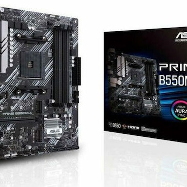 Asus Prime B550M-A Motherboard Micro ATX με AMD AM4 Socket 90MB14I0-M0EAY0