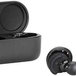 Denon Perl AH-C10PL In-ear Bluetooth Handsfree Ακουστικά με Αντοχή στον Ιδρώτα και Θήκη Φόρτισης Μαύρα