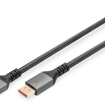 Digitus Cable DisplayPort male - DisplayPort male Μαύρο (DB340111010S)