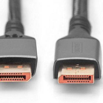 Digitus Cable DisplayPort male - DisplayPort male Μαύρο (DB340111010S)