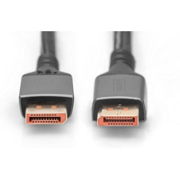 Digitus Cable DisplayPort male - DisplayPort male Μαύρο (DB340111010S)