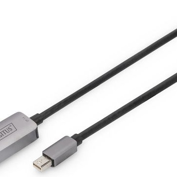 Digitus Cable mini DisplayPort male - HDMI male 1m Μαύρο (DB-340109-010-S)