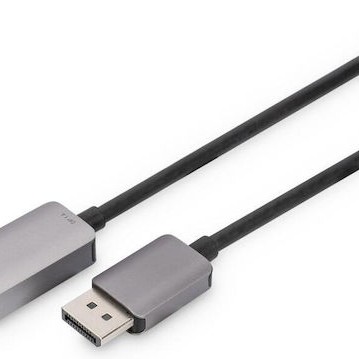 Digitus Cable DisplayPort male - HDMI male 1.8m Μαύρο (DB-340305-018-S)