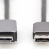 Digitus Cable DisplayPort male - HDMI male 1.8m Μαύρο (DB-340305-018-S)