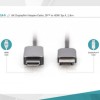 Digitus Cable DisplayPort male - HDMI male 1.8m Μαύρο (DB-340305-018-S)