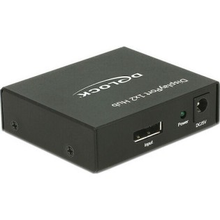 DeLock Displayport 1.2 Διαχωριστής 1 x Displayport σε 2 x Displayport έξω 4K (87691)