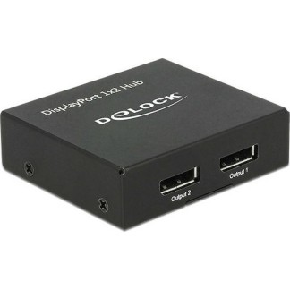 DeLock Displayport 1.2 Διαχωριστής 1 x Displayport σε 2 x Displayport έξω 4K (87691)