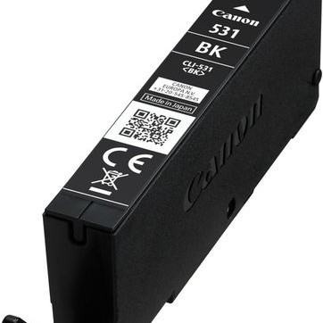 Canon CLI-531BK Γνήσιο Μελάνι Εκτυπωτή InkJet Μαύρο (6118C001)