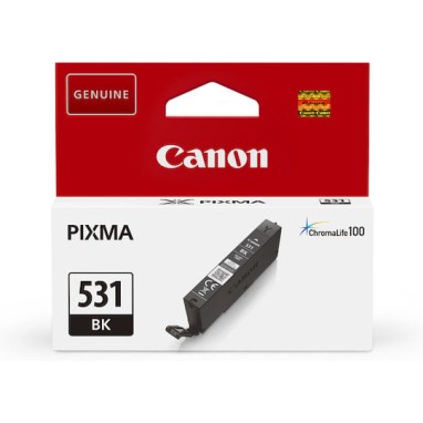 Canon CLI-531BK Γνήσιο Μελάνι Εκτυπωτή InkJet Μαύρο (6118C001)