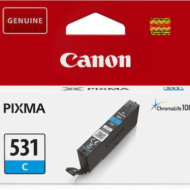 Canon CLI-531C Γνήσιο Μελάνι Εκτυπωτή InkJet Κυανό (6119C001)