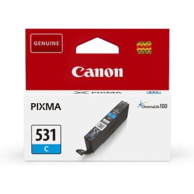 Canon CLI-531C Γνήσιο Μελάνι Εκτυπωτή InkJet Κυανό (6119C001)