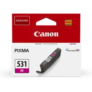 Canon CLI-531M Γνήσιο Μελάνι Εκτυπωτή InkJet Ματζέντα (6120C001)