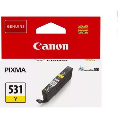 Canon CLI-531Y Γνήσιο Μελάνι Εκτυπωτή InkJet Κίτρινο (6121C001)