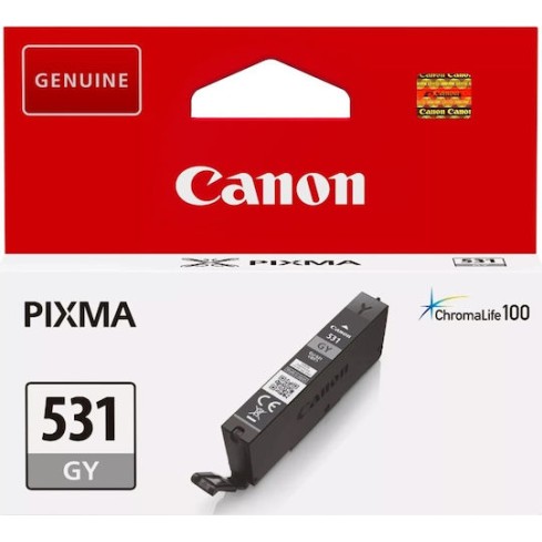 Canon CLI-531GY Γνήσιο Μελάνι Εκτυπωτή InkJet Γκρι (6122C001)