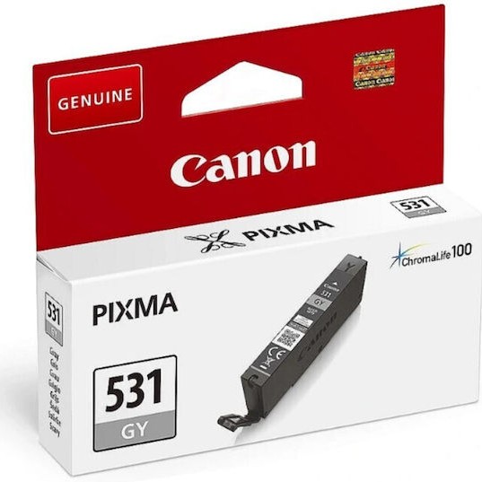 Canon CLI-531GY Γνήσιο Μελάνι Εκτυπωτή InkJet Γκρι (6122C001)