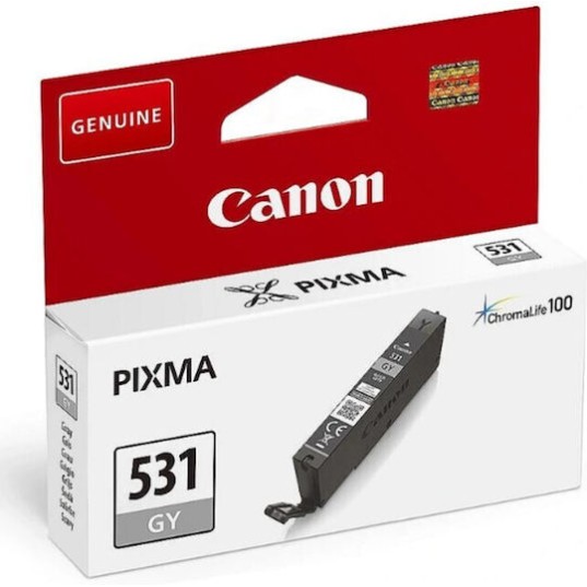Canon CLI-531GY Γνήσιο Μελάνι Εκτυπωτή InkJet Γκρι (6122C001)