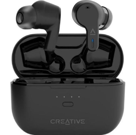 Creative Zen Air Pro In-ear Bluetooth Handsfree Ακουστικά με Αντοχή στον Ιδρώτα και Θήκη Φόρτισης Μαύρα