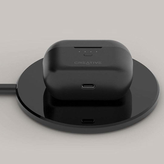 Creative Zen Air Pro In-ear Bluetooth Handsfree Ακουστικά με Αντοχή στον Ιδρώτα και Θήκη Φόρτισης Μαύρα