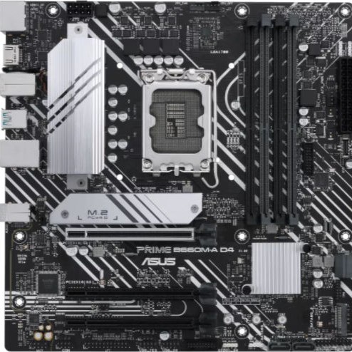 Asus Prime B660M-A D4-CSM Motherboard Micro ATX με Intel 1700 Socket