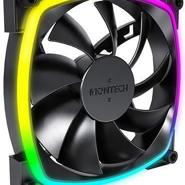 Montech AX120 Case Fan με ARGB Φωτισμό και Σύνδεση 3-Pin / 4-Pin PWM