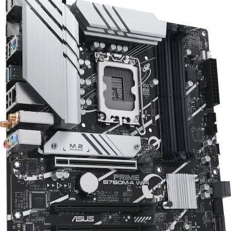 Asus Prime B760M-A WIFI Motherboard Micro ATX με Intel 1700 Socket 90MB1EL0-M0EAY0