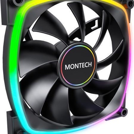 Montech AX140 Case Fan με ARGB Φωτισμό και Σύνδεση 4-Pin PWM